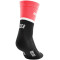 CEP Mid-Cut V4 Laufsocken Damen 388 - pink/black II (34-37)