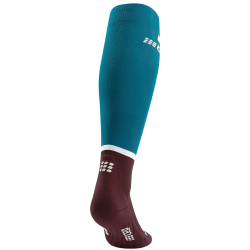 CEP The Run V4 lange Laufsocken Herren 767 - petrol/dark red IV (42-45)