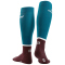 CEP The Run V4 lange Laufsocken Herren 767 - petrol/dark red IV (42-45)