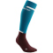 CEP The Run V4 lange Laufsocken Herren 767 - petrol/dark red IV (42-45)