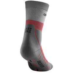 CEP Light Merino Mid-Cut Outdoorsocken Herren 783 - berry/grey III (39-42)