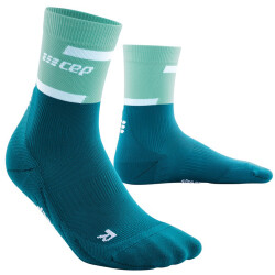 CEP Mid-Cut V4 Laufsocken Herren 766 - ocean/petrol III...