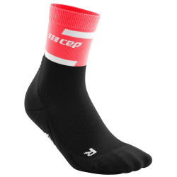 CEP Mid-Cut V4 Laufsocken Herren 388 - pink/black III (39-42)