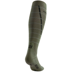 CEP Reflective Laufsocken Damen 790 - dark green II (35-38)