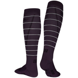 CEP Reflective Laufsocken Damen 189 - purple II (35-38)