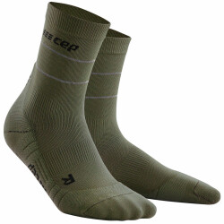 CEP Reflective Mid-Cut Laufsocken Damen 790 - dark green...