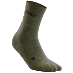 CEP Reflective Mid-Cut Laufsocken Damen 790 - dark green II (35-38)