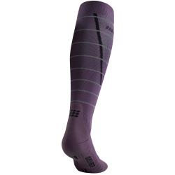CEP Reflective Laufsocken Herren 189 - purple III (39-42)
