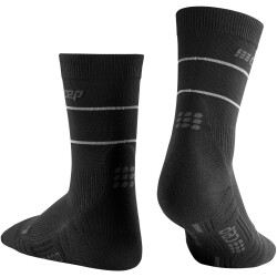 CEP Reflective Mid-Cut Laufsocken Herren 301 - black III...