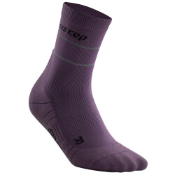CEP Reflective Mid-Cut Laufsocken Herren 189 - purple III (39-42)