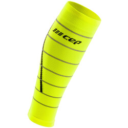 CEP Reflective Calf Sleeves Damen 687 - neon yellow II