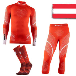UYN Natyon 2.0 Ski-Funktionswäsche Set Austria 45-47 XS