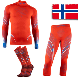 UYN Natyon 2.0 Ski-Funktionswäsche Set Norway 42-44 S/M