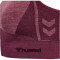 hummel hmlCLEA Seamless Sports Top 3491 - grape wine/crushed berry mel XS