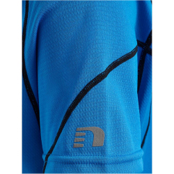 newline Base Coolskin Laufshirt Herren 0016 - limoges blue/silver L