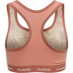 2er Pack hummel hmlCAROLINA Sport-BH Mädchen 3112 - cameo brown 134/140