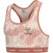 2er Pack hummel hmlCAROLINA Sport-BH Mädchen 3112 - cameo brown 134/140