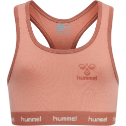 2er Pack hummel hmlCAROLINA Sport-BH M&auml;dchen 3112 - cameo brown 146/152