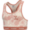 2er Pack hummel hmlCAROLINA Sport-BH M&auml;dchen 3112 - cameo brown 146/152