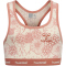 2er Pack hummel hmlCAROLINA Sport-BH M&auml;dchen 3112 - cameo brown 146/152