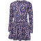 hummel hmlBADIA langarm Kleid Mädchen 3305 - purple dove 110