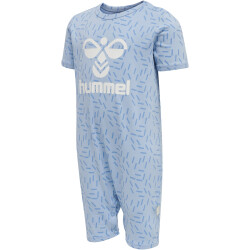 hummel hmlRIVER kurzarm Baby-Strampler 8293 - cerulean 56