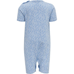 hummel hmlRIVER kurzarm Baby-Strampler 8293 - cerulean 56