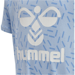 hummel hmlRIVER kurzarm Baby-Strampler 8293 - cerulean 56