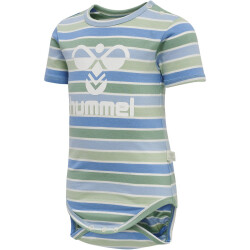 hummel hmlPELLE kurzarm Baby-Body 5065 - grayed jade 56