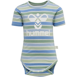 hummel hmlPELLE kurzarm Baby-Body 5065 - grayed jade 56
