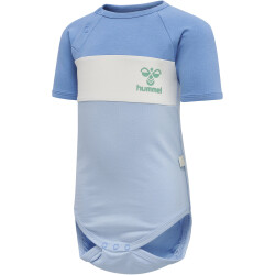 hummel hmlASLAN kurzarm Baby-Body 7118 - silver lake blue 56