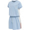 hummel hmlCALIDA kurzarm Kleid Mädchen 8293 - cerulean 104