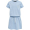 hummel hmlCALIDA kurzarm Kleid Mädchen 8293 - cerulean 104