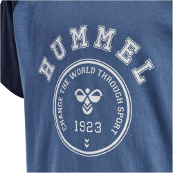 hummel hmlPHYSICS T-Shirt Kinder 7049 - blue horizon 104