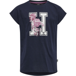 hummel hmlPHILOSOPHY T-Shirt M&auml;dchen 1009 - black iris 104