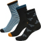3er Pack hummel hmlALFA Socken Jungen 2001 - black 24-27