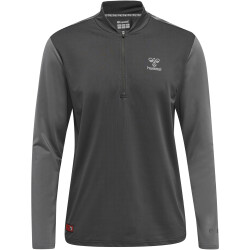 hummel hmlPRO Grid 1/2-Zip Trainings-Top Herren 2166 - forged iron/quiet shade XXL
