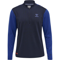 hummel hmlPRO Grid 1/2-Zip Trainings-Top Herren 7130 - maritime blue/surf the web S