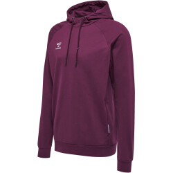 hummel MOVE Grid Hoodie Herren 3506 - grape wine L