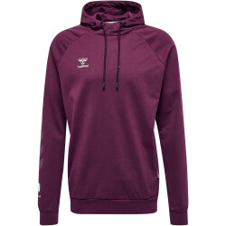 hummel MOVE Grid Hoodie Herren 3506 - grape wine M