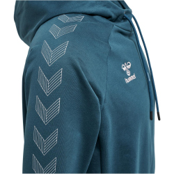 hummel MOVE Grid Hoodie Herren 6470 - deep teal XXL
