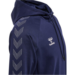 hummel MOVE Grid Hoodie Herren 7026 - marine XXL