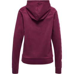 hummel MOVE Grid Hoodie Damen 3506 - grape wine S
