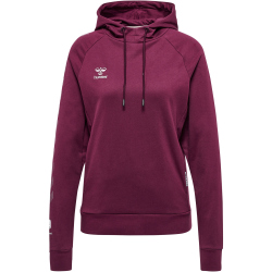 hummel MOVE Grid Hoodie Damen 3506 - grape wine S