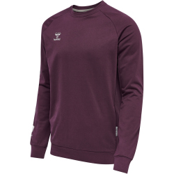 hummel MOVE Grid Sweatshirt Herren 3506 - grape wine S