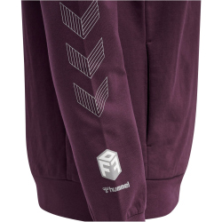 hummel MOVE Grid Sweatshirt Herren 3506 - grape wine S