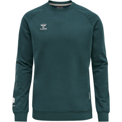 hummel MOVE Grid Sweatshirt Herren 6470 - deep teal 3XL