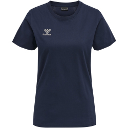 hummel MOVE Grid T-Shirt Damen 7026 - marine XXL