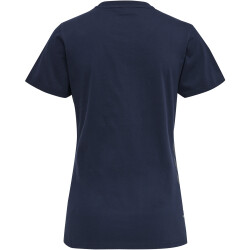 hummel MOVE Grid T-Shirt Damen 7026 - marine XS