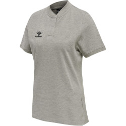hummel MOVE Grid Poloshirt Damen 2006 - grey melange S